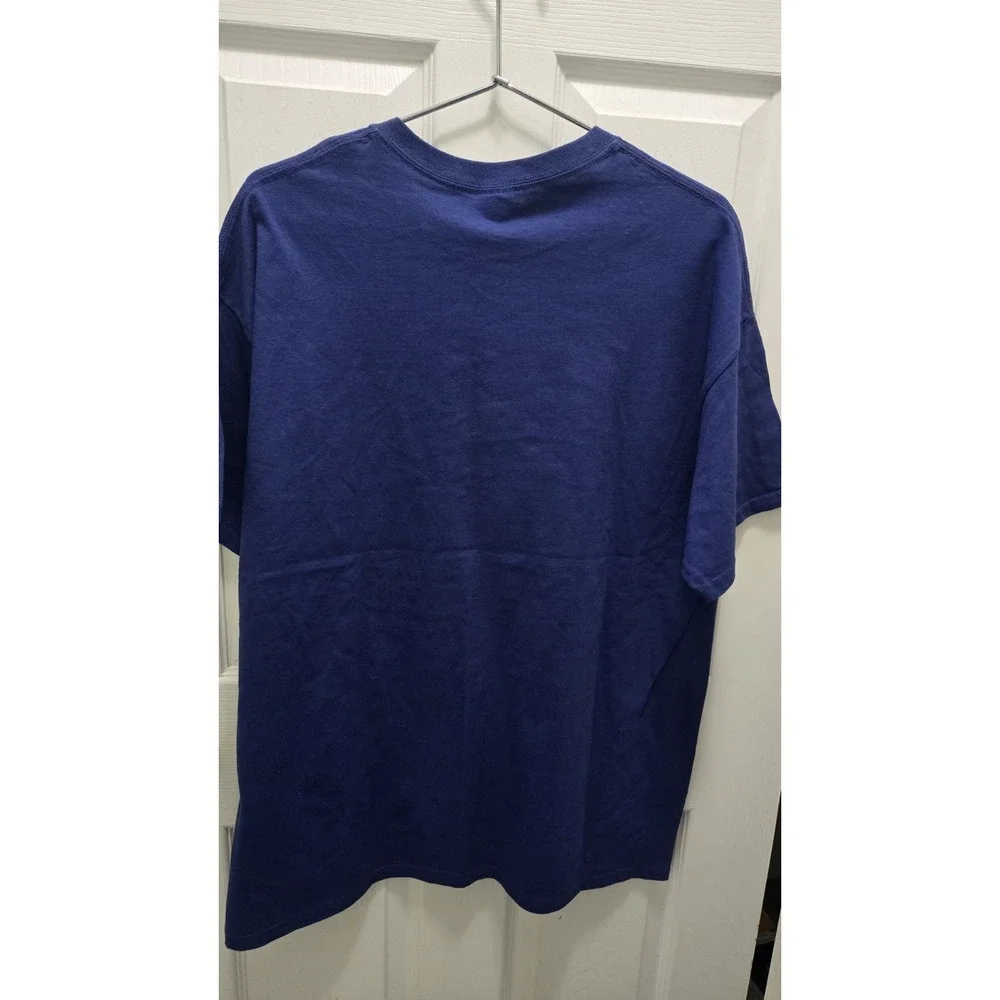 Gildan Funny Political T Shirt Mens XL Hey America Bill Clinton Blue Dress Stain - Picture 5 of 5